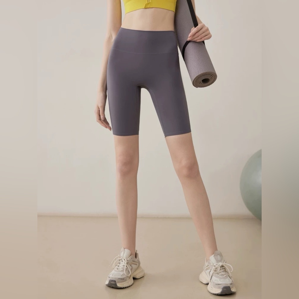 High-Waist Mauve Bike Shorts S size or 4 size